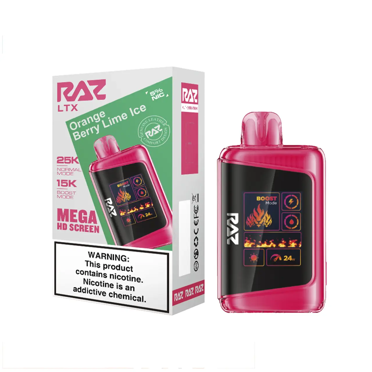 raz ltx 25k flavors Buy (DC25000) Vape — 49 In Stock Blueberry Ice Vape Resistance:1.2ohm Caliburn G2 Coils how to know if