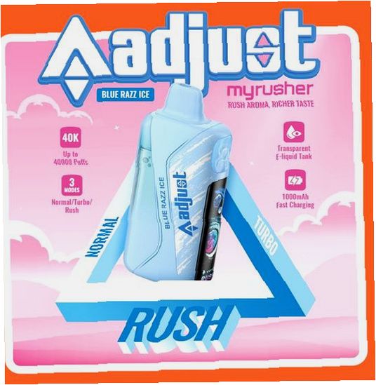 Adjust MyRusher 40K Disposable Vape | Flavor Boost