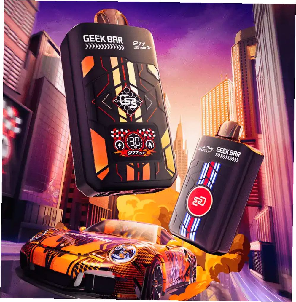 Geek Bar 911 GT 16K Replaceable Flavor Vape - Kit - 【Pod &amp; Charging Device Battery】