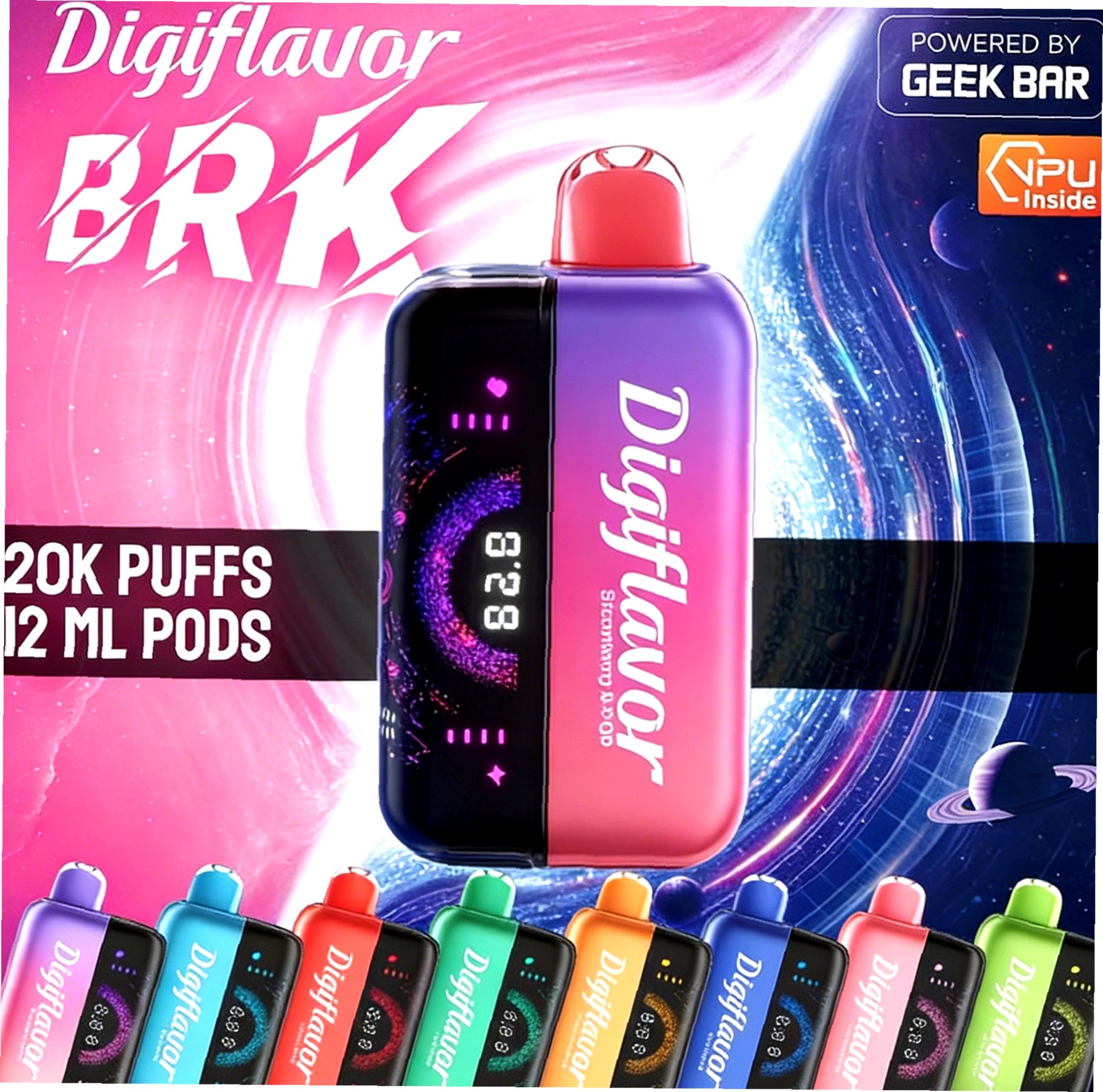 Geek Bar Digiflavor BRK Kit 20k Disposable Vape