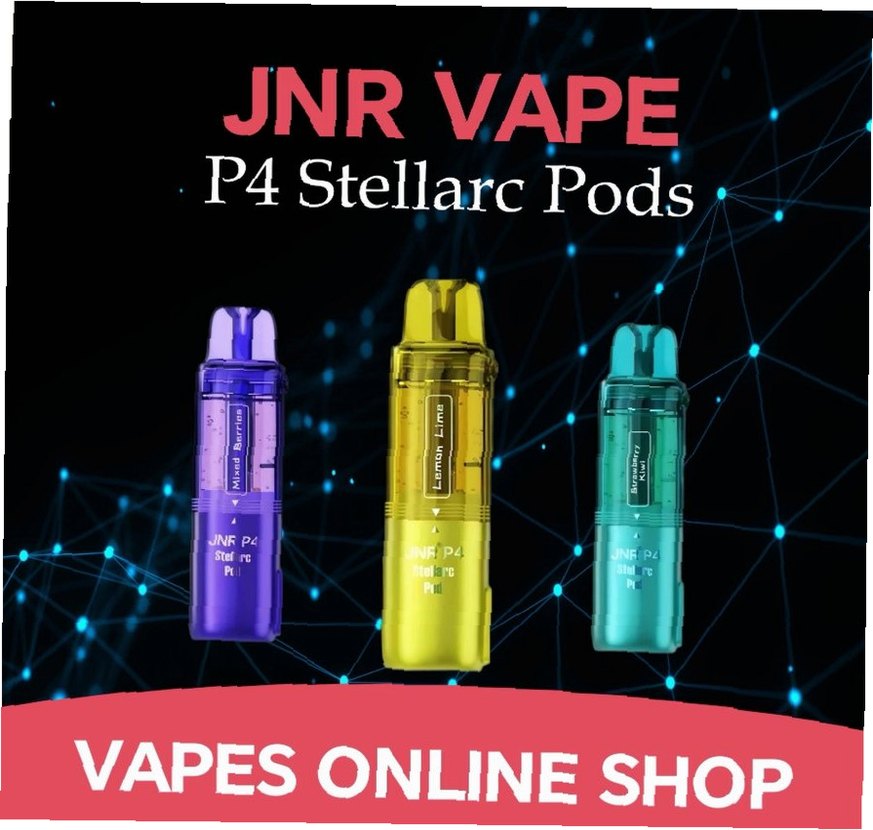 JNR P4 Stellarc Pod | 5% JNR Vape Pod/Refillable Pods