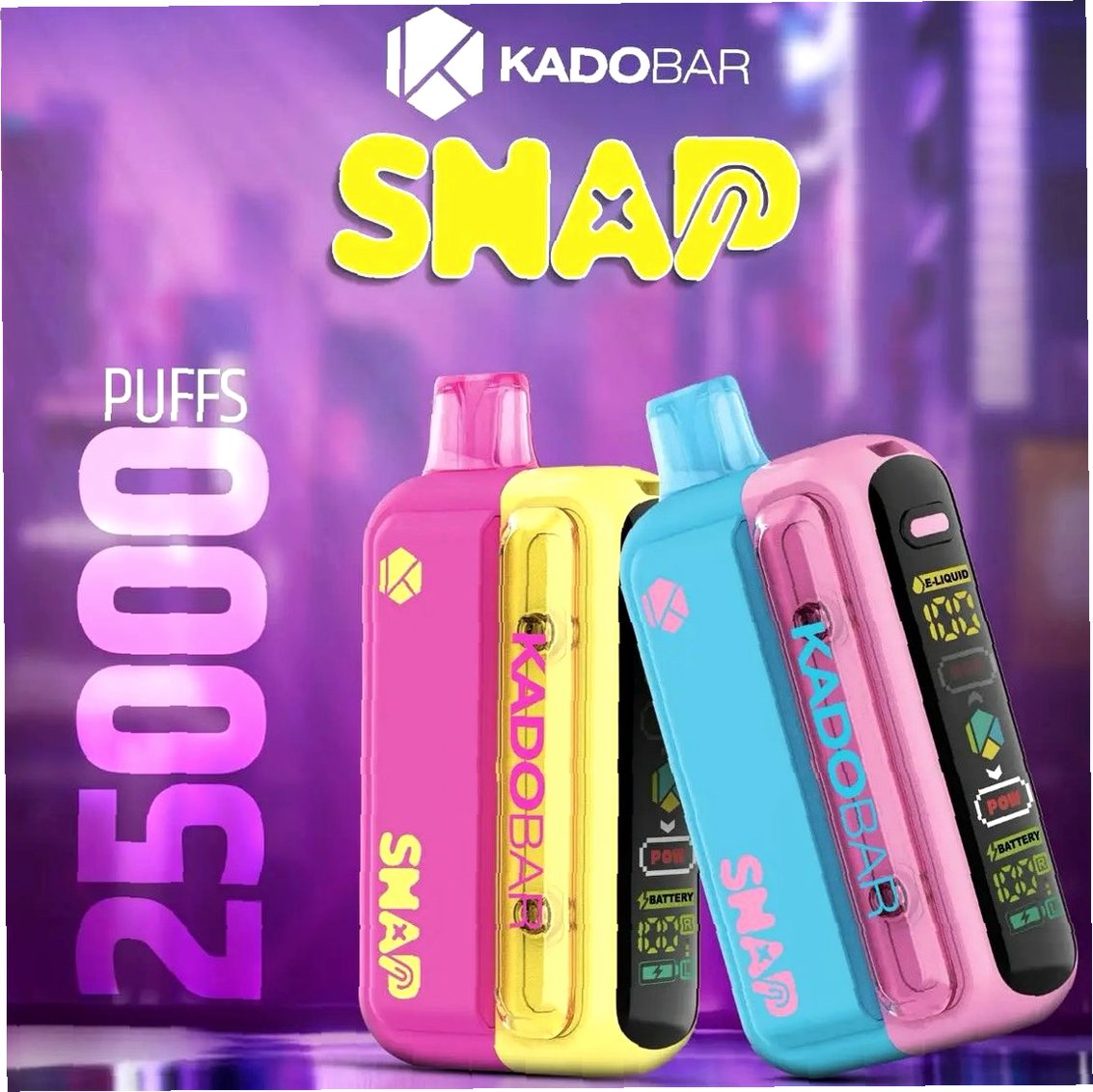 Kado Bar Snap 5% 25K Puffs Disposable Kit