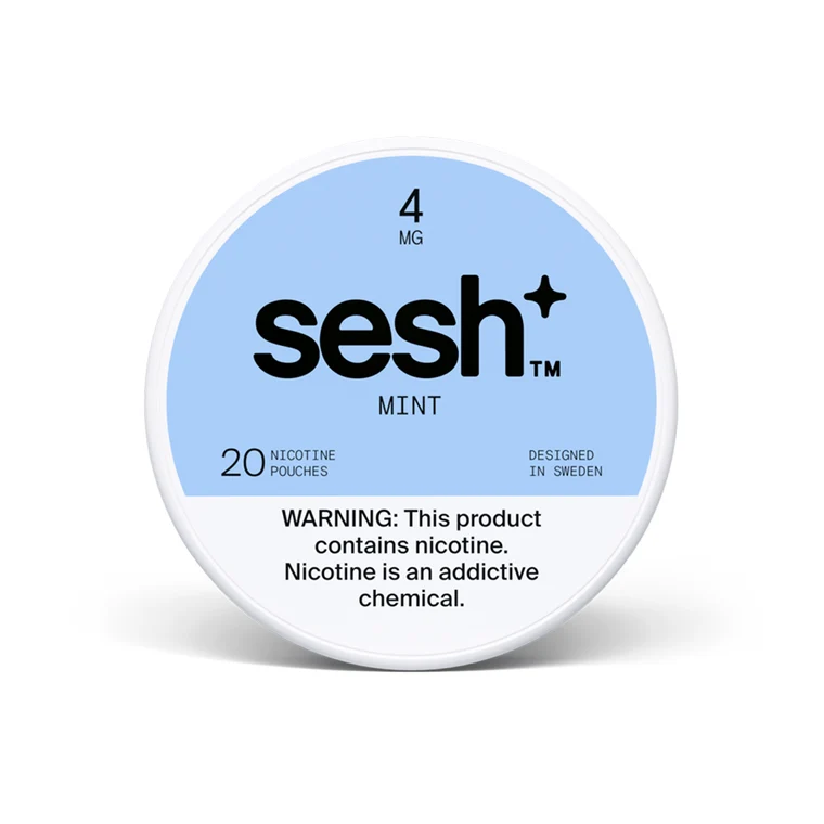 Sesh+ Nicotine Pouches — Mint 4mg