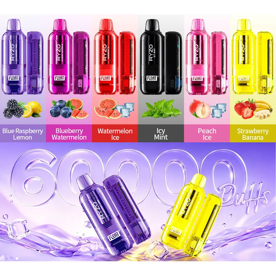 Flum Float Ryzo 60K Kit | Pod-Swap Disposable Vape — in stock at TopVapeFlavors