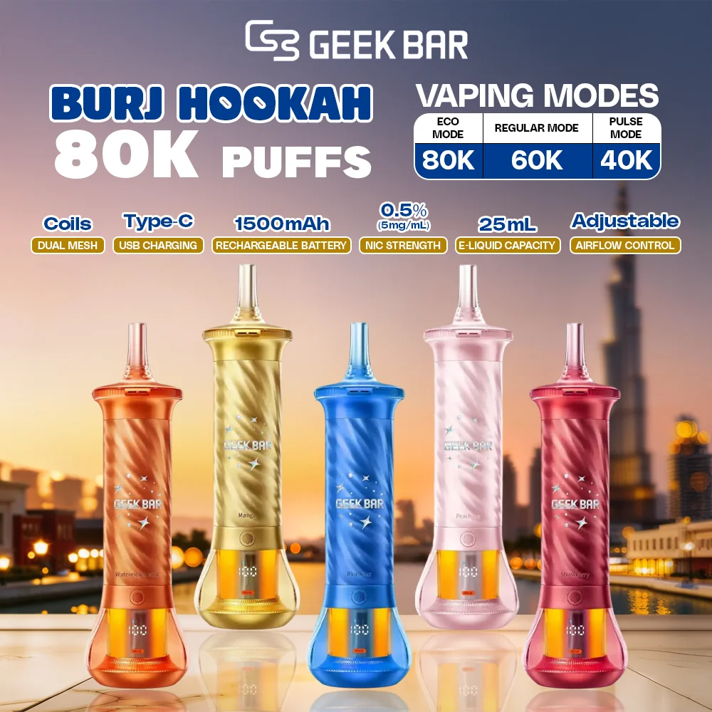 Geek Bar Burj 80K DTL Shisha Vape