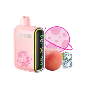 Juicy Peach Ice vape flavor