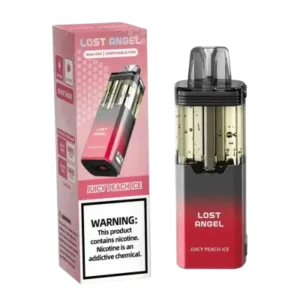 Juicy Peach Ice vape flavor