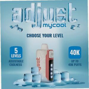 Adjust MyCool 40K Disposable Vape - Adjustable Coolness - 40,000 Puffs Mango