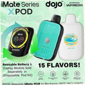 Dojo iMate X 20K POD Disposable Vape - Dojo Vape Powered by Vaporesso