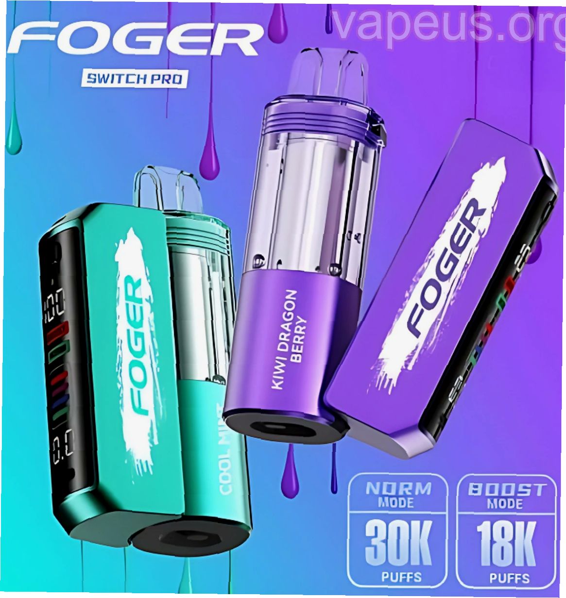 Foger Switch Pro 30K - Kit ( Power Bank + Pod )