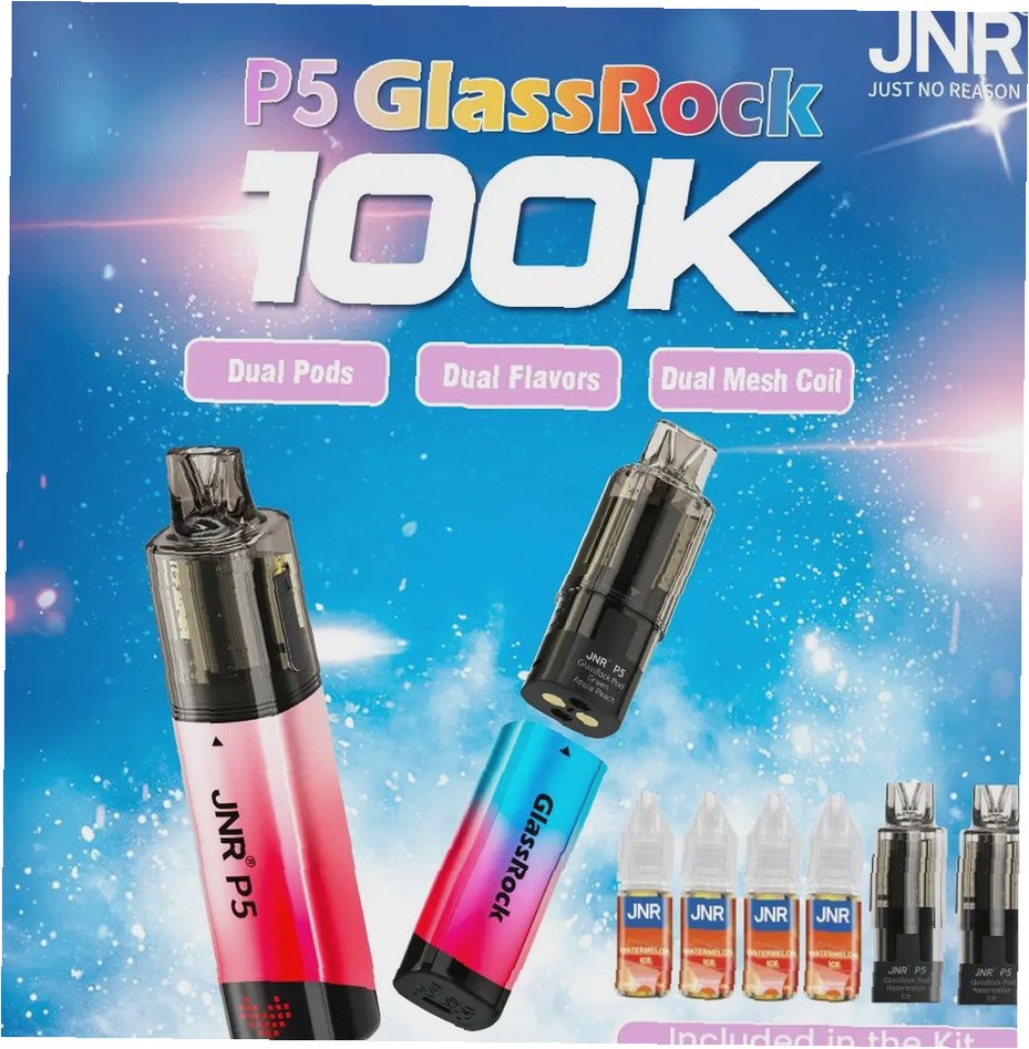 JNR P5 GlassRock 100K KIT | Replaceable and Refillable