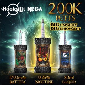 Olit Hookalit Mega 200K | E-Hookah Head 200000 Puffs Mango